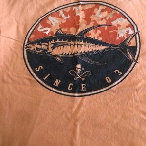Salt Life Live Salty Tee - Orange